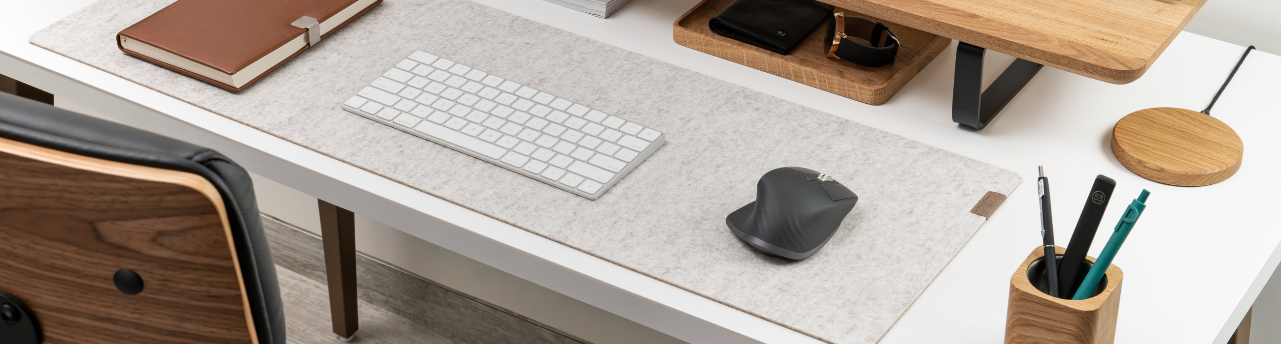 Schreibtisch pad Schreibtischschutzmatte - Dual Side Pu Leder