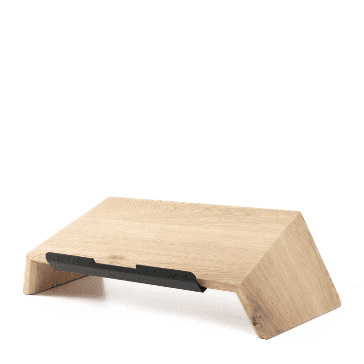 Laptop Ständer aus Holz #material_eiche